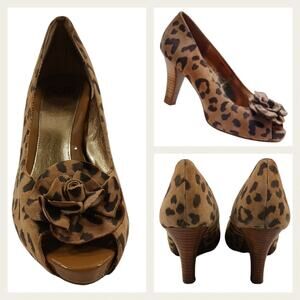 Sofft Scala Peep Toe Heels GUC $119 Size 11.5M  #S2684